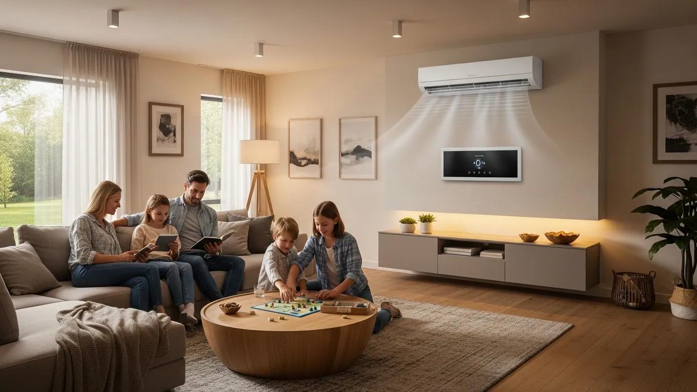 HVAC Blog 4 Modern home interior with a variable speed HVAC system