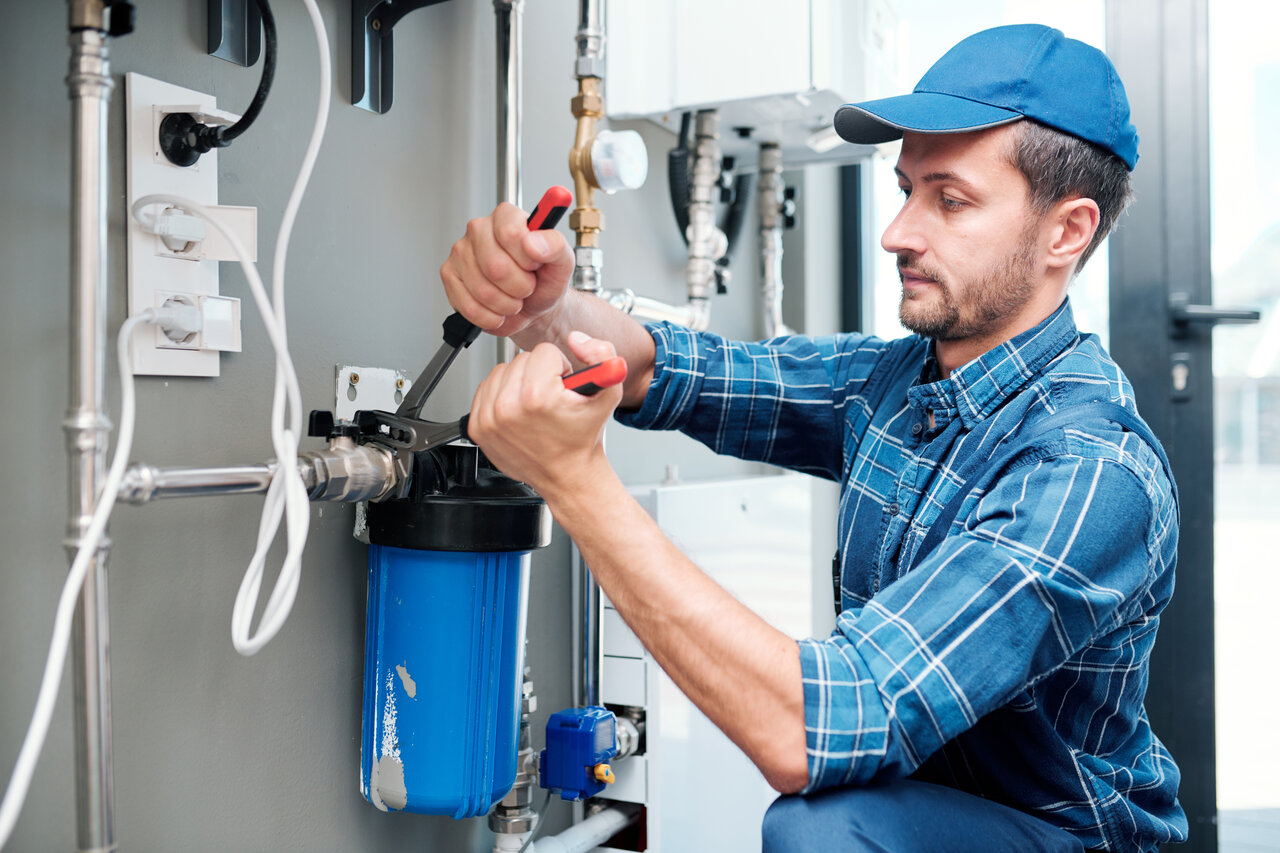 Water softener installation