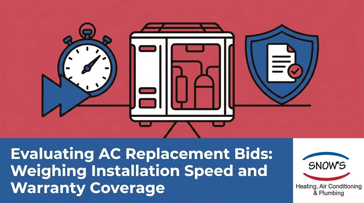 HVAC Blog 1 Evaluating AC Replacement Bids: Weighing Installation Speed and Warranty Coverage — featured image
